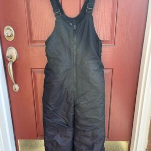 Kids Black Snow Bib (size 12-14)